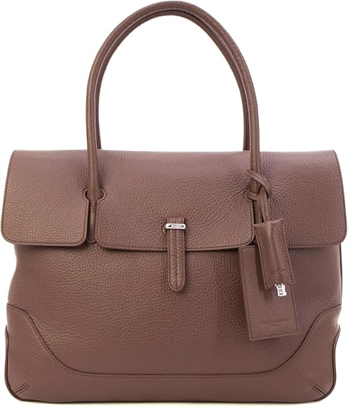 ✨美品✨ペッレモルビダ マーレ トートバッグ ダークブラウン ロゴ レザー 東京ヒマワリ / ペッレ モルビダ(PELLE MORBIDA) エピレザー